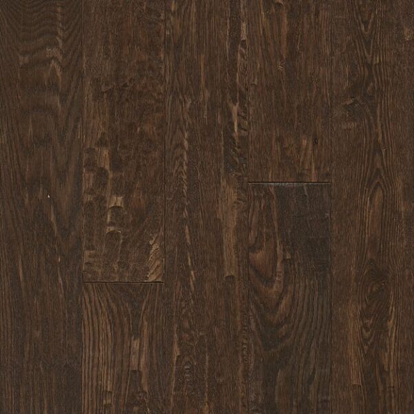 Hartco American Scrape Solid Hardwood Brown Saddle 5 in # SAS522